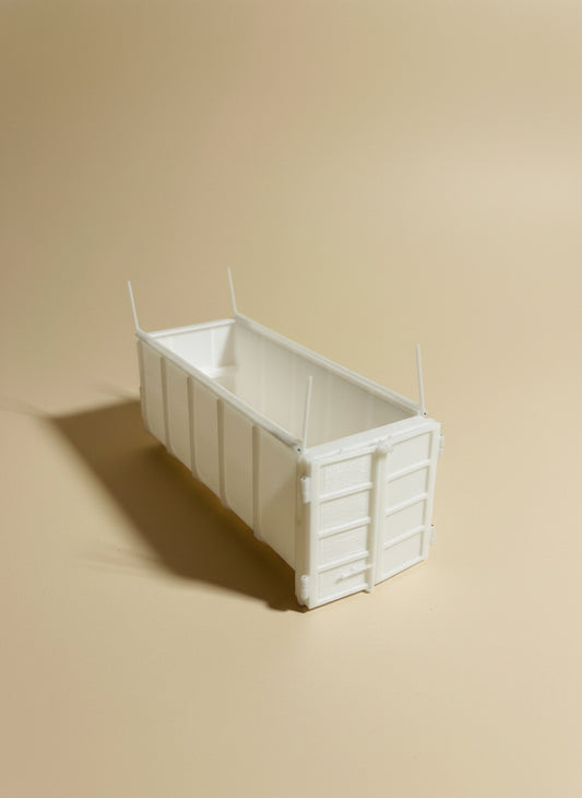 VDEIJK ® 40m³ Haakarm container met klapnetten