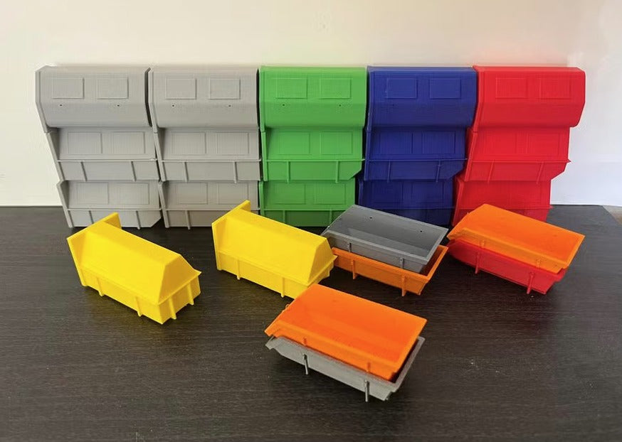 Set 23 Portaalcontainer diverse soorten